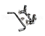 5F-8WLX12 T&S Brass Faucet, Wall Mount, 8 Centers, 12 Swing