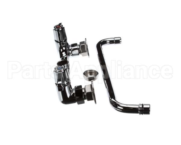 5F-8WLX12 T&S Brass Faucet, Wall Mount, 8 Centers, 12 Swing