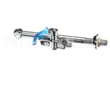 5GF-8P T&S Brass Glass Filler, 8 Deck Mount Pedestal, 1/2