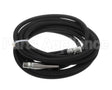 5HR-2HSE-25 T&S Brass 3/8 X 25' Equip Hose, Black, Medium Pres