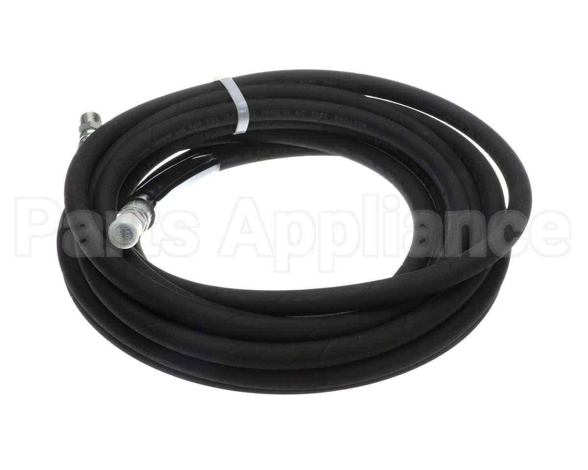 5HR-2HSE-25 T&S Brass 3/8 X 25' Equip Hose, Black, Medium Pres
