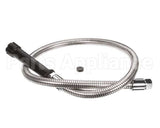 5HSE44 T&S Brass Hose, 44 Flex Stainless Steel, Black Han