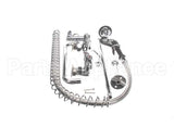 5PR-8W12 T&S Brass Pre-Rinse, Wall Mount Base, 8 Centers, 6