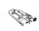 5PR-8W14 T&S Brass Pre-Rinse, Wall Mount Base, 8 Centers, 6