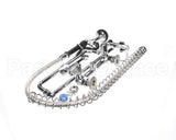 5PR-8W14 T&S Brass Pre-Rinse, Wall Mount Base, 8 Centers, 6