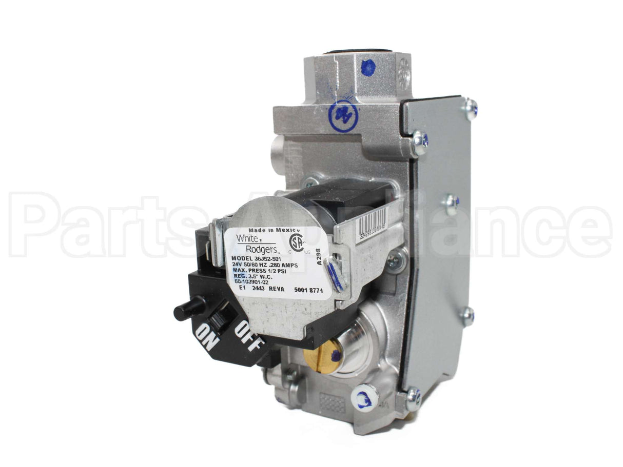 60-103901-02K Rheem 1/2" Natural Gas Valve