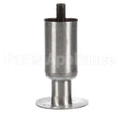 60140401-C Compatible Pitco Leg W/ Flanged Foot, S/S, 4" Adj, Single