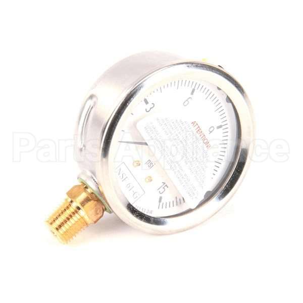 60163501 Compatible Pitco Gauge, Pres 0-15 Psi Pas Ta
