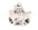 60207501 Pitco Valve,Ball Sst 1/2 Npt-3 Way