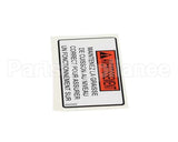 60226 Henny Penny Label-Oil Level Warning, Fre