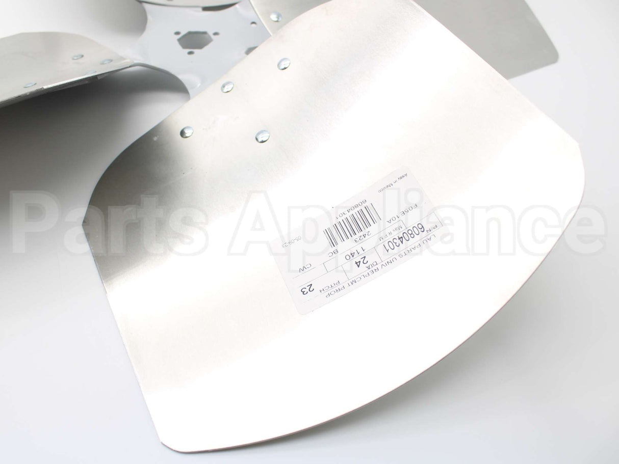 60804301 Lau 4Bld 24Dia 23Deg Cw Fan Blade