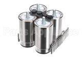 60874 Blodgett Leg Set, 4-6.50" Adjustable