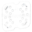 60CWD Compatible Cambro Drain Tray 1/6 Size-135 Clear