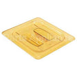 60HPCH-150 Compatible Cambro Hot Lid 1/6 Sz Solid-150 Amber