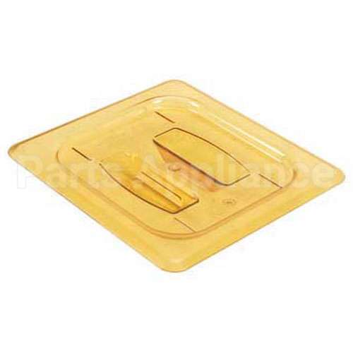 60HPCH(150) Compatible Cambro Hot Lid 1/6 Sz Solid-150 Amber