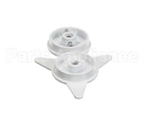 6110023 Heat Seal White Core Adapter Set, 3", Plastic