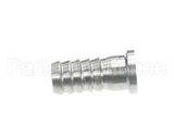 61232 Grindmaster Cecilware Fitting, 3/8 Barbed Plug, S/S