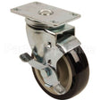 614281 Compatible Franke 4In Plt Caster W/ Brake Measure Hole Center