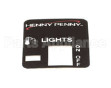 61512 Henny Penny Label-Lights W/Prb