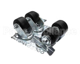 61C01-018D-01 Beverage Air Kit-Caster, 3" Plate, Lv/Mm/H