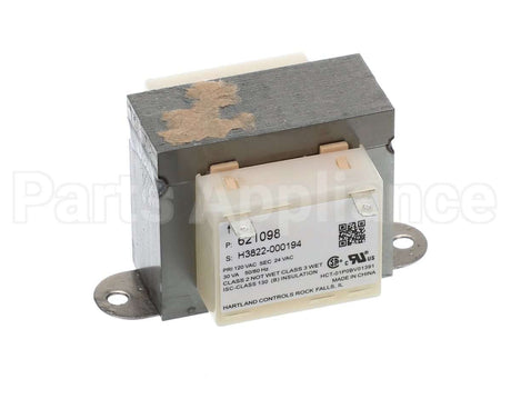 621098R Nordyne 120V-Pri 24V-Sec 30Va Transfor