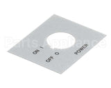 63993 Middleby Decal,Power On/Off Ps640S