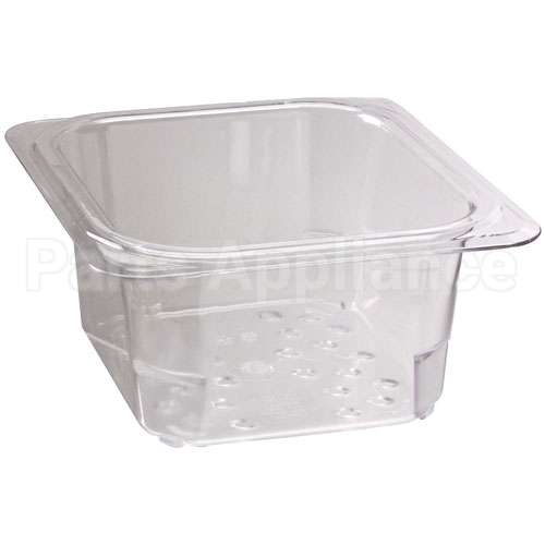 63CLRCW135 Compatible Cambro Colander Food Pan 1/6X3 Clear