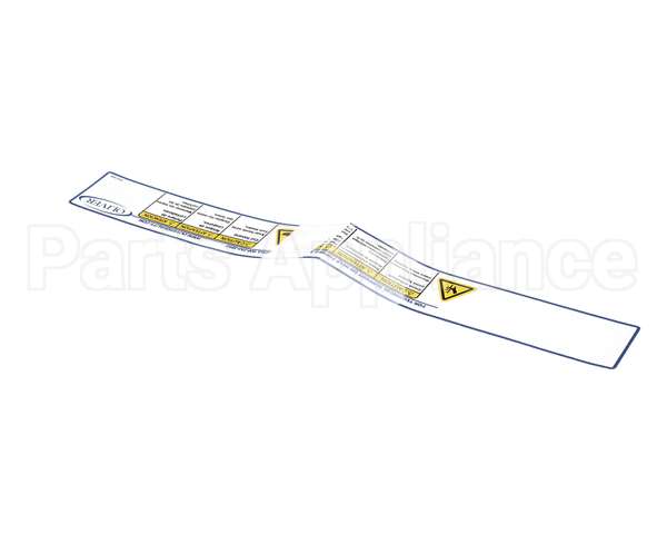 6402-0006 Oliver Nameplate-Technical Supp/Caut