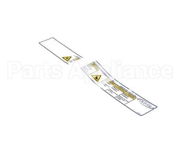 6402-0006 Oliver Nameplate-Technical Supp/Caut