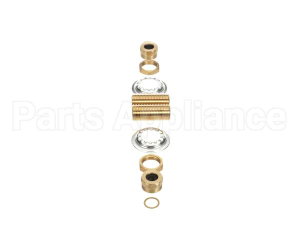 64238 Fisher Close Nipple 1/2 Brs 2Ea