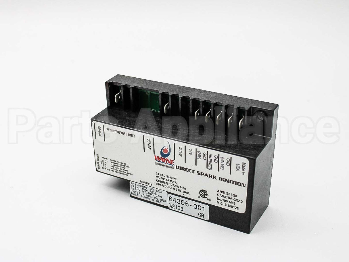 64395-001 Wayne Combustion Ignition Control