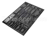64454 Giles Label, Air Filter Maintenance, Vh Units