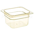64HP-772 Compatible Cambro 1/6 High Heat Food Pan Amber