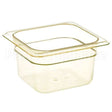 64HP772 Compatible Cambro 1/6 High Heat Food Pan Amber