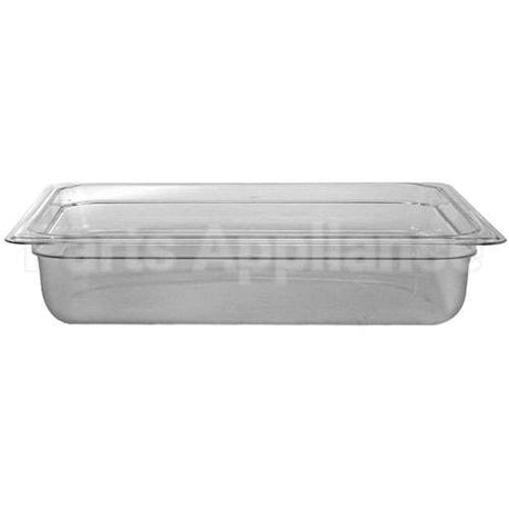 64PP190 Compatible Cambro Pan 1/6 X 4 Plastic Semi-Clear