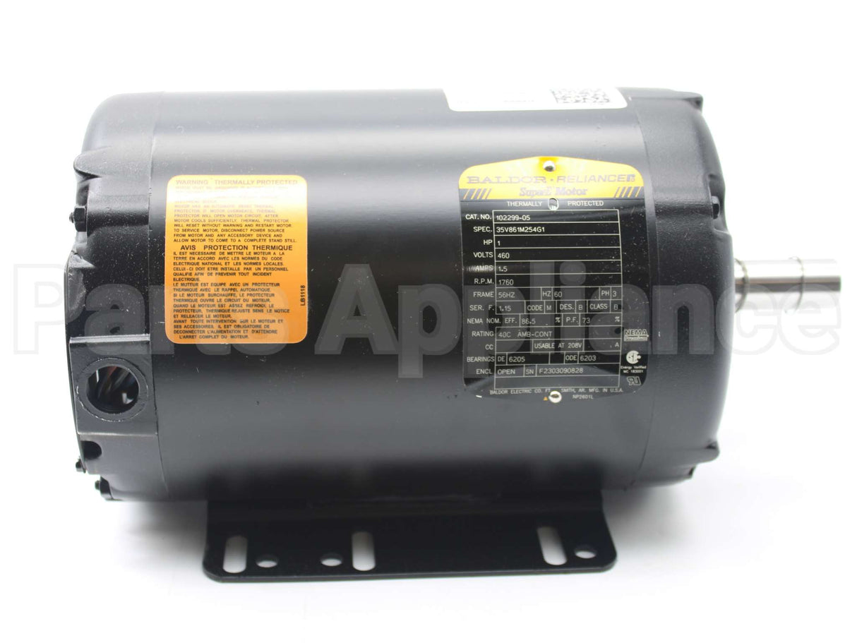 65W34 Lennox 460V3Ph 1Hp 1760Rpm 56Hz Motor