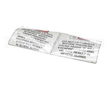 66444 Henny Penny Label-Operational Hazards