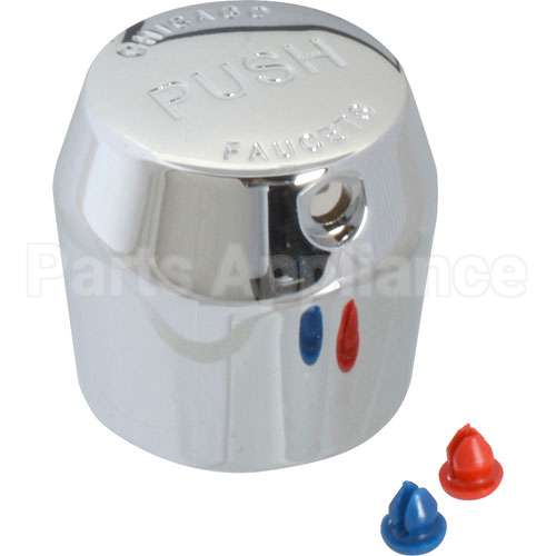 665PSHJKCP Compatible Chicago Faucet Handle, Push Button