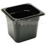 66CW110 Compatible Cambro Pan Sixth X 6 Black -110
