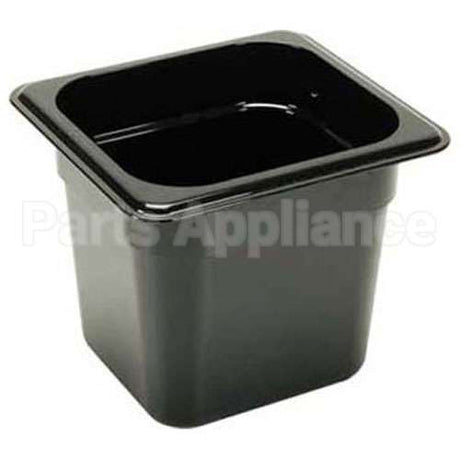 66CW110 Compatible Cambro Pan Sixth X 6 Black -110