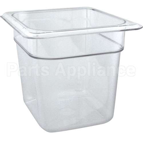 66CW135 Compatible Cambro Pan Poly Sixth X 6 -135 Clear Qd