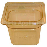 66HP Compatible Cambro Sixth Size 6In Food Pan Hight Heat