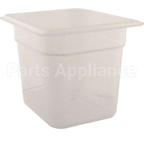 66PP190 Compatible Cambro Pan 1/6 X 6 Plastic Semi-Clear