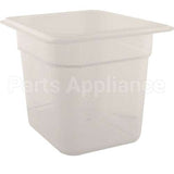 66PP(190) Compatible Cambro Pan 1/6 X 6 Plastic Semi-Clear