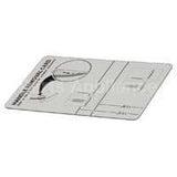 67003876 Whirlpool Card, Handle Release