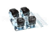 67061 Perlick Caster Kit, Set Of 4, 2-7/8 H