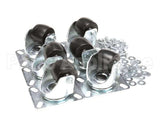 67062 Perlick Caster Kit, Set Of 6, 2-7/8 H