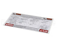 67329 Henny Penny Lid Instruction Label