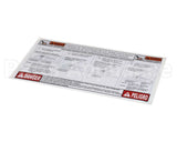 67329 Henny Penny Lid Instruction Label