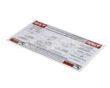 67329 Henny Penny Lid Instruction Label